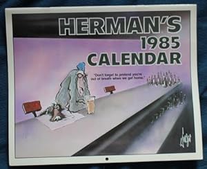 HERMAN'S 1985 WALL CALENDAR (12 Scenes) By Jim Unger
