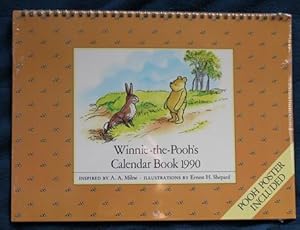 WINNIE-THE-POOH'S 1990 CALENDAR BOOK // Pooh Poster Included .