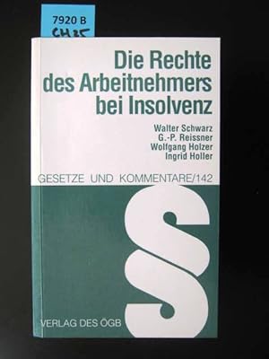 Seller image for Die Rechte des Arbeitnehmers bei Insolvenz. for sale by Augusta-Antiquariat GbR