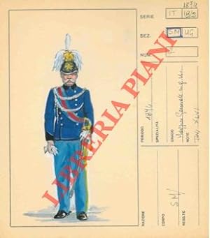Italia : Stato Maggiore, 1874. Maggiore Generale in g.u.