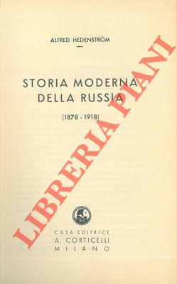 Storia moderna della Russia (1878 - 1918).