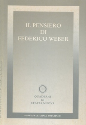 Il pensiero di Federico Weber.