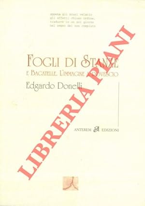 Fogli di Stanze e Bagatelle. L'immagine a rovescio. Disegno di Leonardo Rosa.