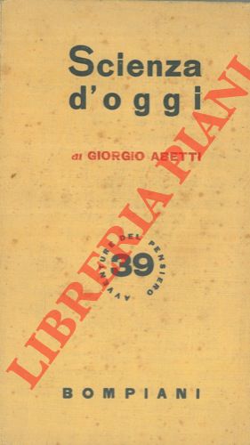 Scienza d'oggi dal cielo alla terra.