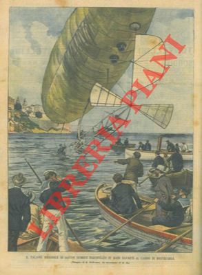 Il pallone dirigibile di Santos Dumont precipita in mare davanti a Montecarlo.