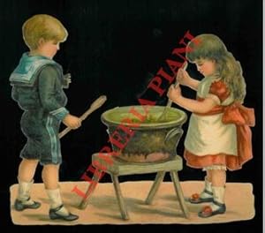 Bambini in cucina.