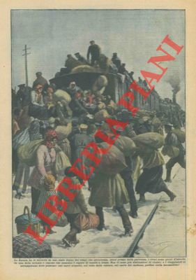 In Russia i treni sono presi d'assalto molto prima della partenza e i viaggiatori si arrampicano ...