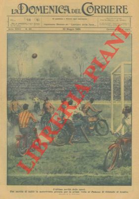 Una partita di calcio in motocicletta giocata per la prima volta al Palazzo di Cristallo di Londra.