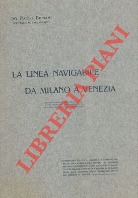 La linea navigabile da Milano a Venezia.