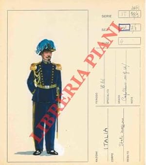 Italia : Stato Maggiore, 1861. Capitano in g.u.