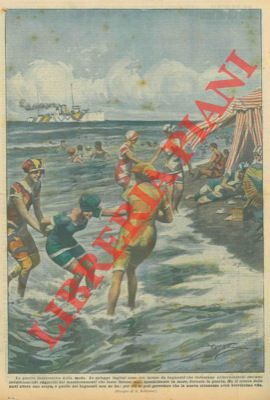 Spiagge inglesi invase da bagnanti che indossano costumi che furono utili durante la guerra come ...