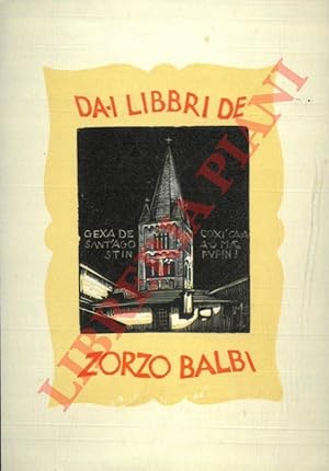 Imagen del vendedor de Quattro foglietti, per Giorgio (Zorzo) Balbi. Vedute genovesi. a la venta por Libreria Piani