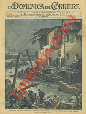 La distruzione dell'opificio Origoni per la rotta del Lambro a S.Angelo Lodigiano.