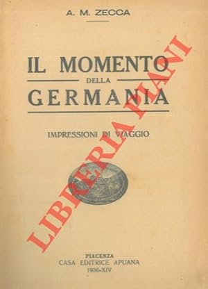 Image du vendeur pour Il momento della Germania. mis en vente par Libreria Piani