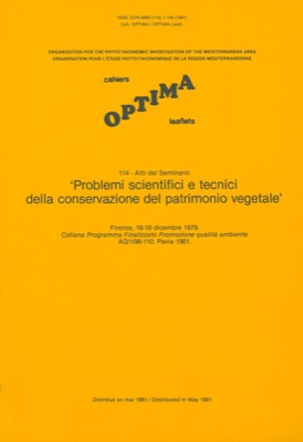 Atti del Seminario sul tema "Problemi scientifici e tecnici della conservazione del patrimonio ve...