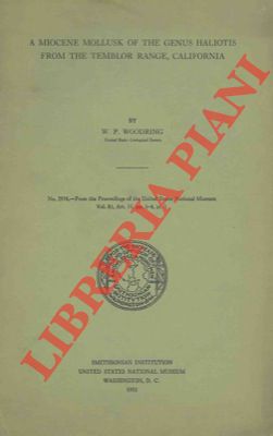 A Miocene mollusk of the genus Haliotis from the Temblor Range, California.