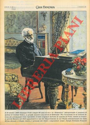 Ripetizione di una tavola di Beltrame del 1899, su Giuseppe Verdi