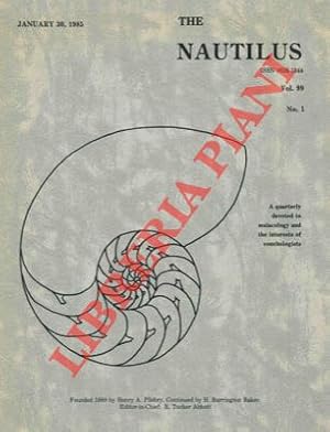 The Nautilus. A quarterly devoted to malacology and the interests of conchologists.