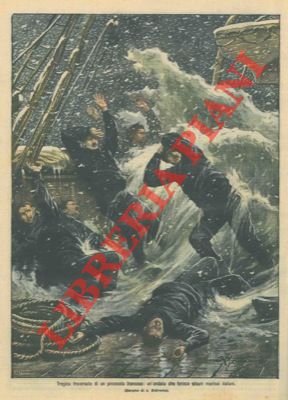 Tragica traversata di un piroscafo francese: ondata ferisce alcuni marinai italiani.