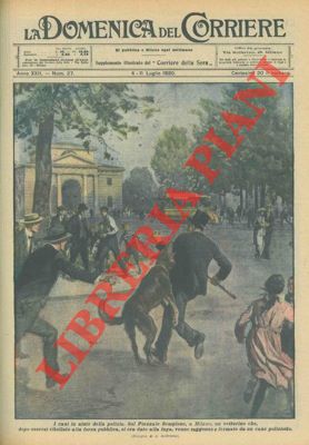 L'utilizzo dei cani poliziotto, a Milano, contro un uomo sfuggito alla forza pubblica.