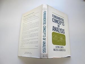 Imagen del vendedor de Fundamental Concepts of Analysis a la venta por Goldstone Rare Books
