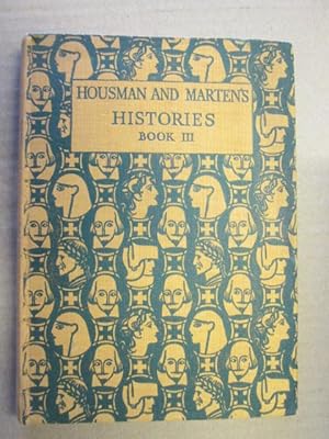 Imagen del vendedor de Histories - Book III Stories of the Middle Ages a la venta por Goldstone Rare Books