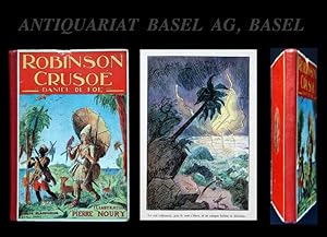 Aventures de Robinson Crusoe. Adaptation de Marguerite Reynier. Illustrations de Pierre Noury.