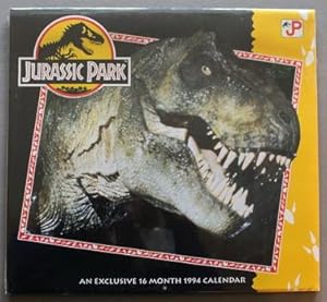 Seller image for JURASSIC PARK 1994 WALL CALENDAR - a Special 16 months Calendar. (includes 26 Full Color images) for sale by Comic World