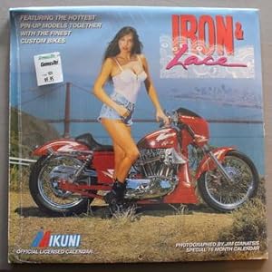 Bild des Verkufers fr IRON & LACE 1994 WALL CALENDAR - a Special 16 months Calendar. - Mikuni Official Licensed Calendar; /// (includes Featuring the Hottest Pin-up Models Together with the Finest Custom Bikes zum Verkauf von Comic World