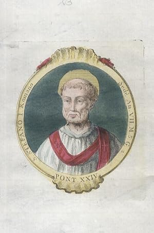 S. Stefano I. Sedè An. VII, M. 5, G. 2. (Fu papa dal 254 al 257; subì il martirio ed è venerato c...