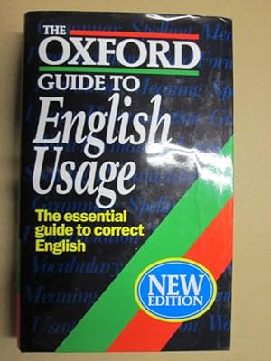 Imagen del vendedor de The Oxford Guide to English Usage a la venta por Goldstone Rare Books