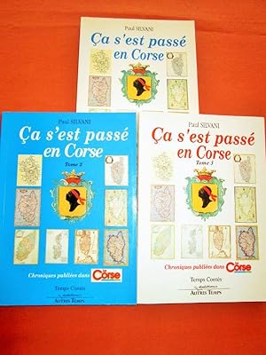 Image du vendeur pour Ca s'est pass en Corse. Ensemble de 3 tomes. mis en vente par Dj Jadis
