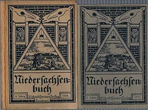 [Konvolut] Niedersachsenbuch 2. Jg. 1918, 4. Jg. 1920, 6. Jg. 1922,8./9. Jg. 1924/25, [2x]10. Jg....