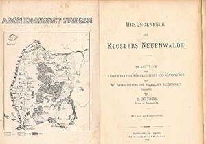 Urkundenbuch des Klosters Neuenwalde.