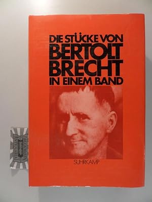 Bild des Verkufers fr Die Stcke von Bertolt Brecht in einem Band. zum Verkauf von Druckwaren Antiquariat