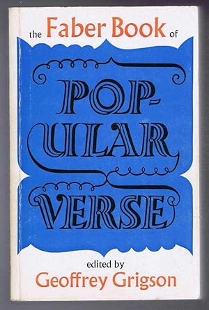 Seller image for The Faber Book of Popular Verse for sale by Bailgate Books Ltd