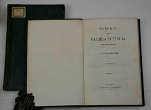 Memorie della guerra d'Italia degli anni 1848-1849 di un veterano austriaco. Prima versione itali...