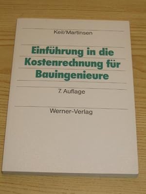 Seller image for Einfhrung in die Kostenrechnung fr Bauingenieure (1), for sale by Versandantiquariat Hbald