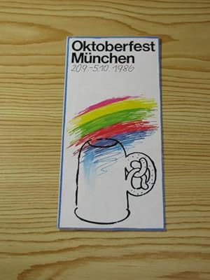 Seller image for Oktoberfest Mnchen 20.09.-05.10.1986, for sale by Versandantiquariat Hbald