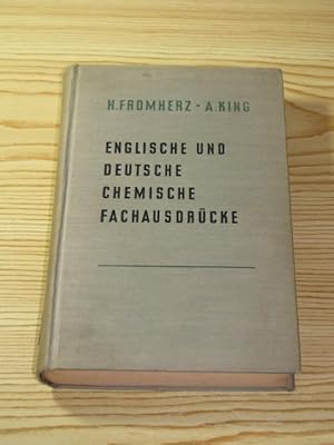 Imagen del vendedor de Englische und deutsche chemische Fachausdrcke, a la venta por Versandantiquariat Hbald