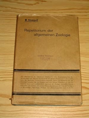 Seller image for Repetitorium der allgemeinen Zoologie (Morphologie, Physiologie, kologie, Abstammungslehre), for sale by Versandantiquariat Hbald