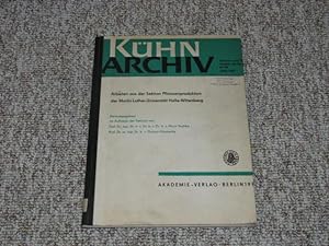 Seller image for Khn-Archiv. Autoren- und Sachregister der Bnde 66-85 (1952-1971)., for sale by Versandantiquariat Hbald