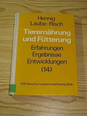 Image du vendeur pour Tierernhrung und Ftterung - Erfahrungen, Ergebnisse, Entwicklungen (14), mis en vente par Versandantiquariat Hbald