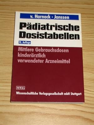 Image du vendeur pour Pdiatrische Dosistabellen, mis en vente par Versandantiquariat Hbald