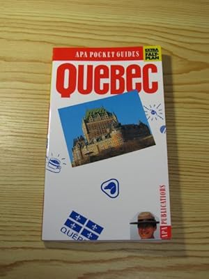 Imagen del vendedor de APA Pocket Guides Quebec, a la venta por Versandantiquariat Hbald