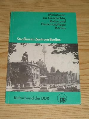 Imagen del vendedor de Straen im Berliner Zentrum, a la venta por Versandantiquariat Hbald