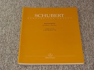 Bild des Verkufers fr Schubert. Impromptus fr Klavier D 899 (op. 90) / D 935 (op. post. 142)., zum Verkauf von Versandantiquariat Hbald