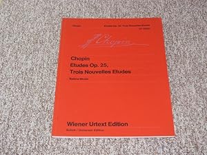 Bild des Verkufers fr Frederic Chopin. Etudes Op. 25, Trois Nouvelles Etudes., zum Verkauf von Versandantiquariat Hbald