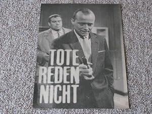 Tote reden nicht., Progress Filmprogramm Nr. 5/67.