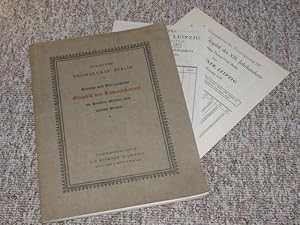 Imagen del vendedor de Versteigerungskatalog 187. Die Sammlung Thomas Graf, Berlin und Bltter aus der Sammlung Knig Friedrich August II., Dresden nebst einigen kleineren Beitrgen (Versteigerung am 23./24. November 1934), a la venta por Versandantiquariat Hbald